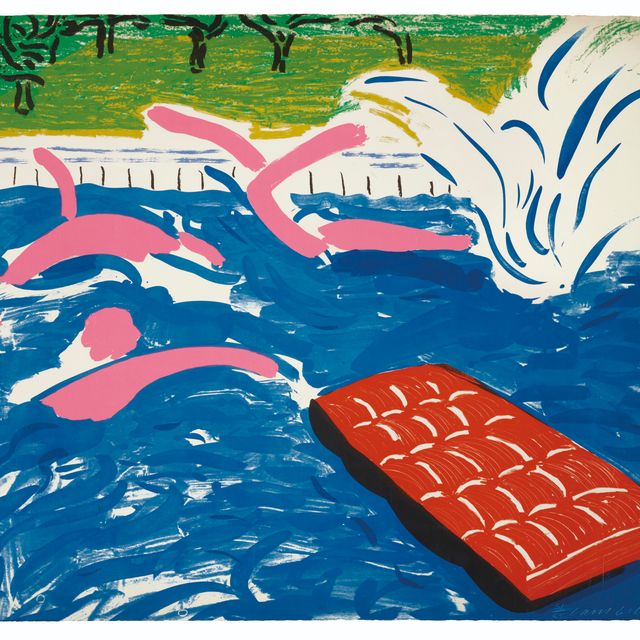 David Hockney — Послеобеденное плавание