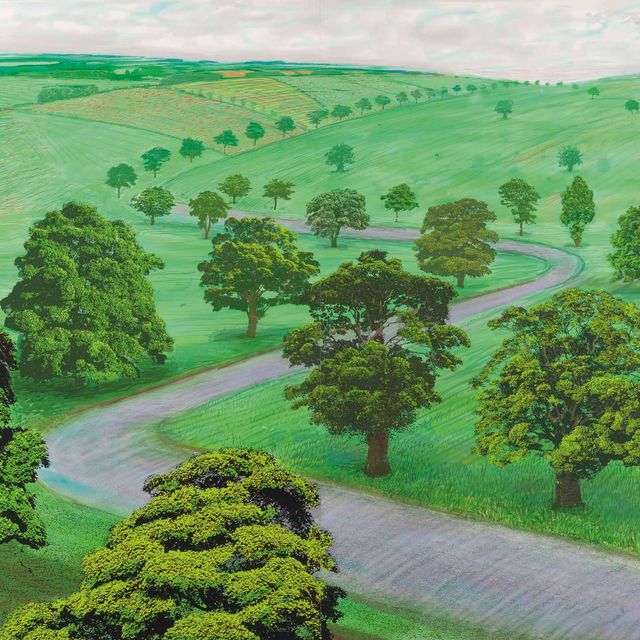 David Hockney — Большая Зеленая долина