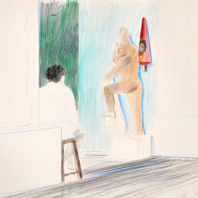 David Hockney — В Бомбейском музее