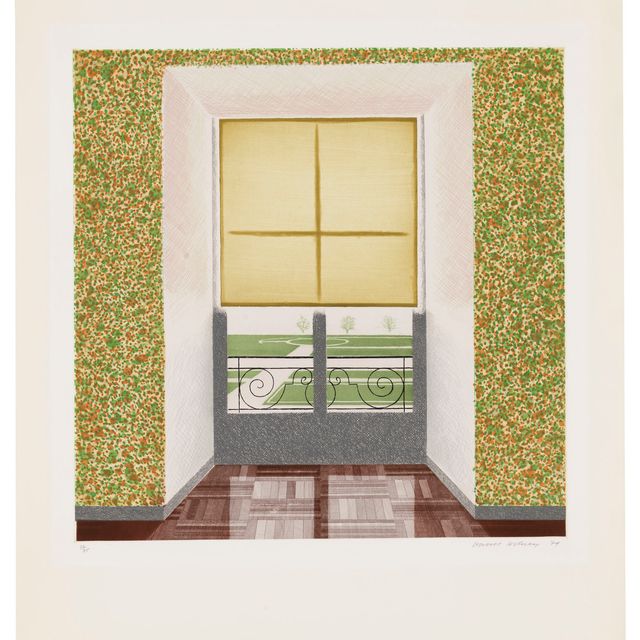 David Hockney — Контражур во французском стиле