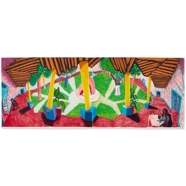 David Hockney — Отель "Акатлан": Две недели спустя после переезда в центр внимания