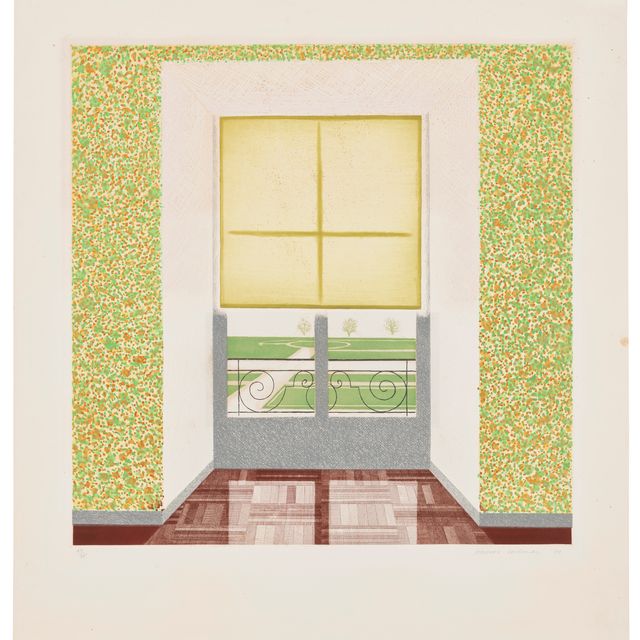 David Hockney — Контражур во французском стиле