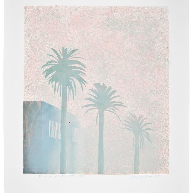 David Hockney — Туман, из серии "Погода"