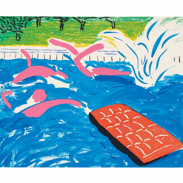 David Hockney — Послеобеденное плавание