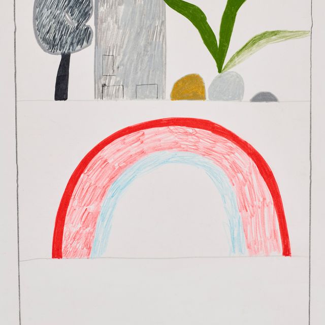 David Hockney — Деревья и арка
