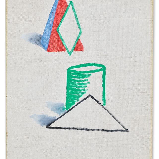 David Hockney — Исследование для упрощенных лиц