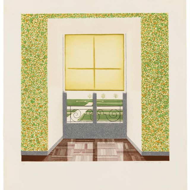David Hockney — Контражур во французском стиле