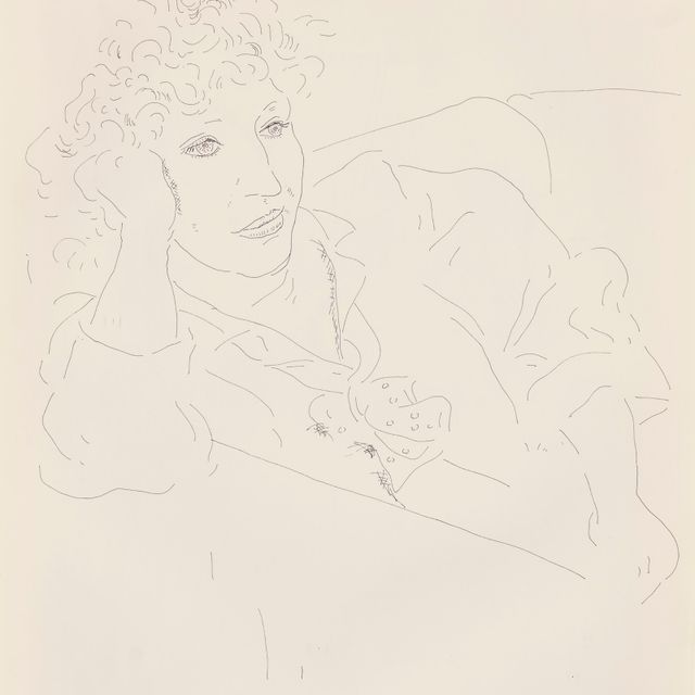 David Hockney — Селия, Голливуд, май 1984 года