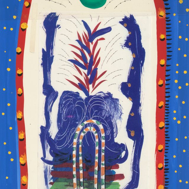 David Hockney — Подготовка к балу искусств в Челси