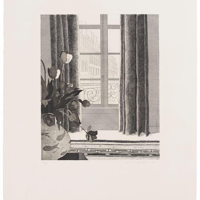David Hockney — Улица Сены