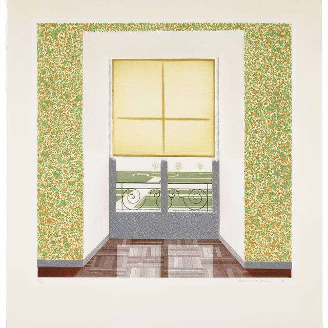 David Hockney — Контражур во французском стиле