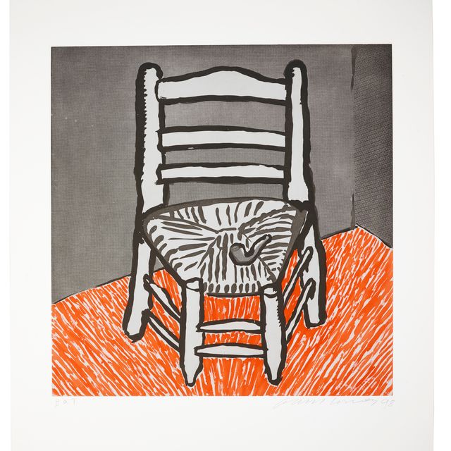 David Hockney — Кресло Ван Гога (белое)