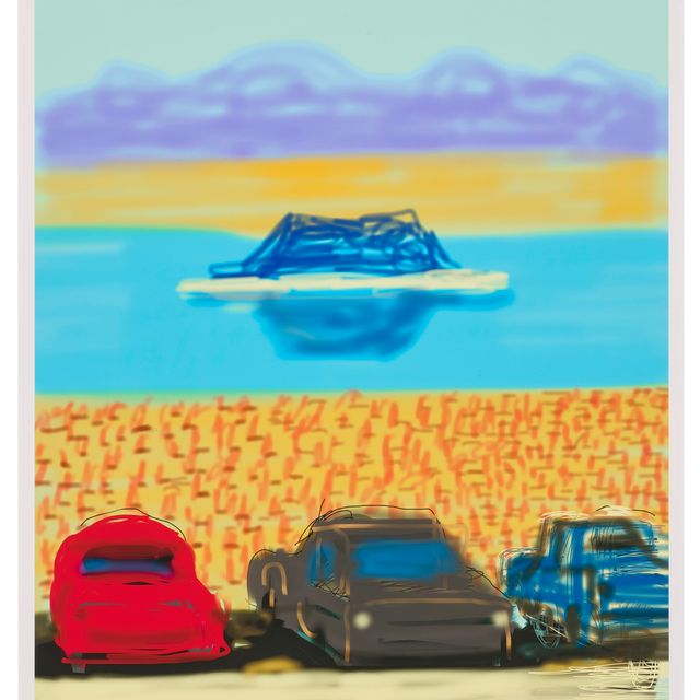 David Hockney — Без названия, № 17, от: The Yosemite Suite