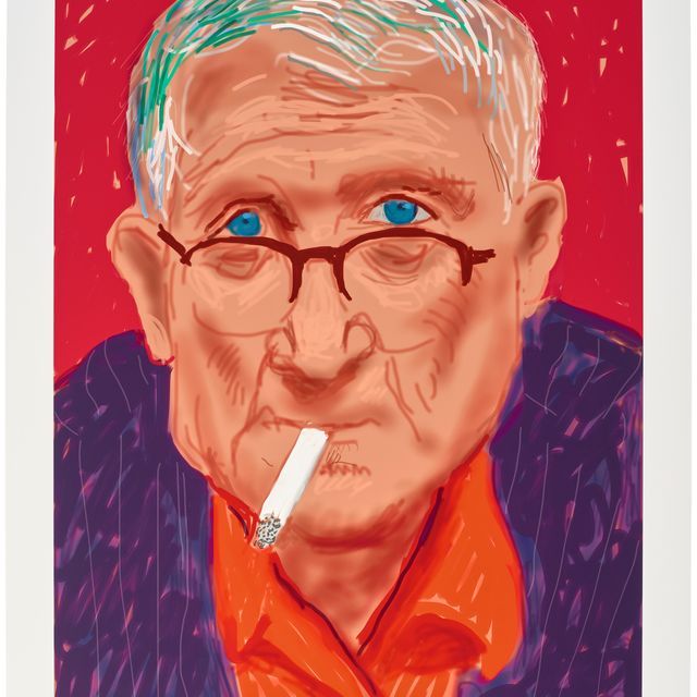 David Hockney — Автопортрет, 20 марта 2012 года