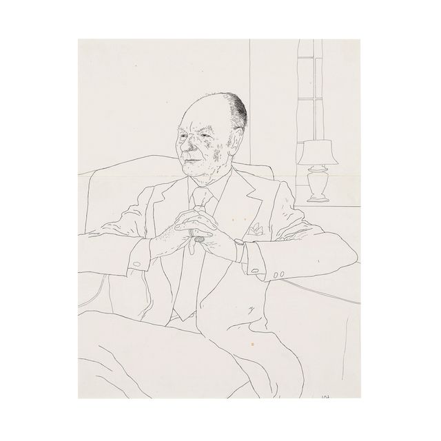 David Hockney — Сэр Джон Гилгуд