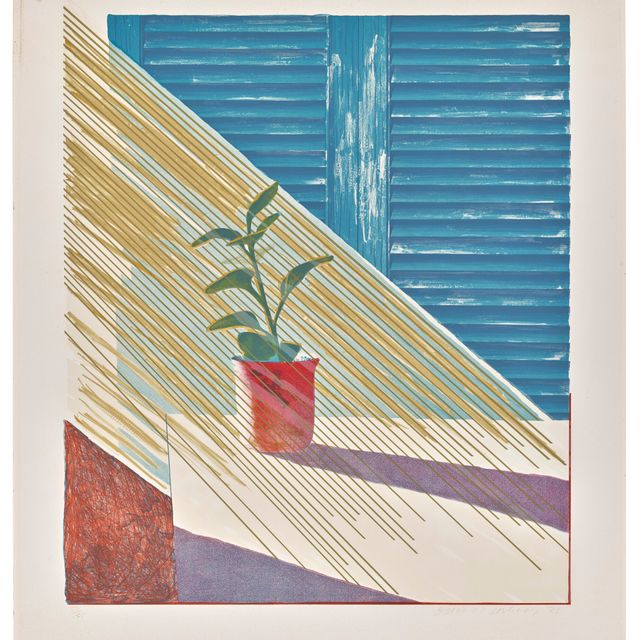 David Hockney — Солнце, из серии "Погода"