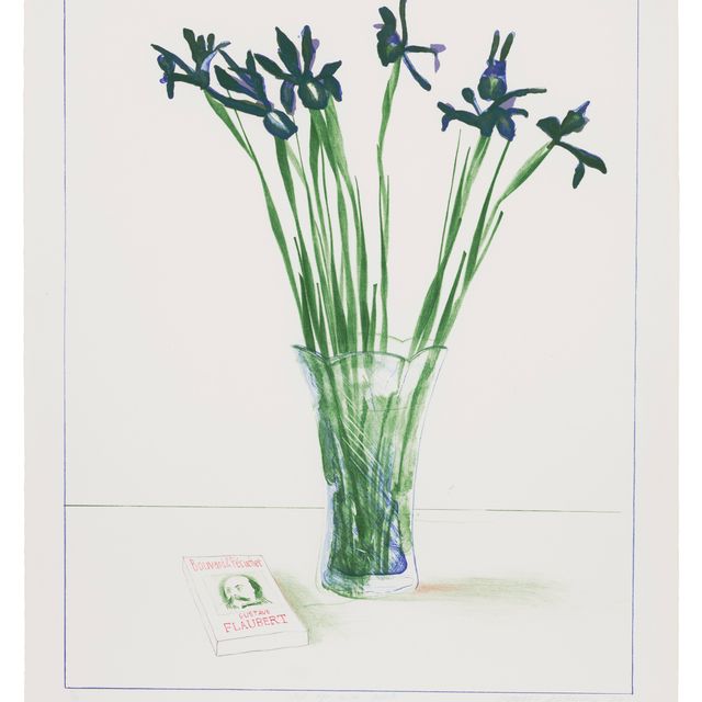 David Hockney — Натюрморт с книгой