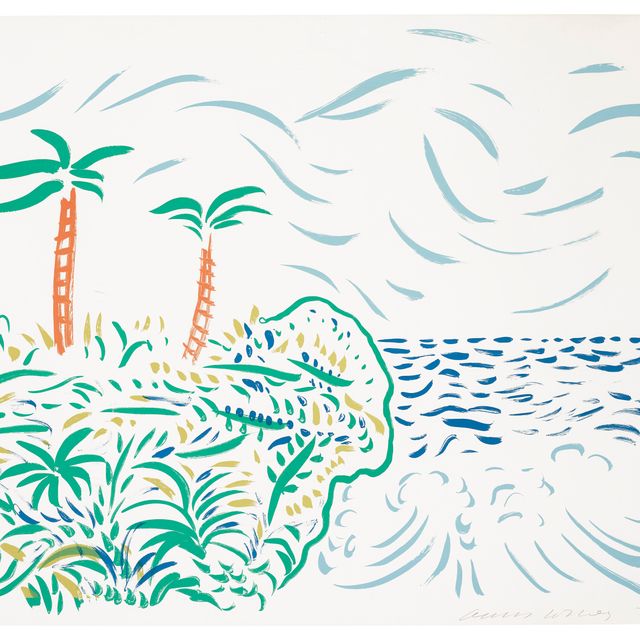 David Hockney — Бора-Бора