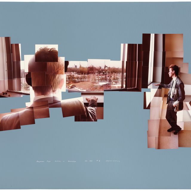 David Hockney — Рэймонд Фой смотрит на Бруклин, декабрь 1982 года