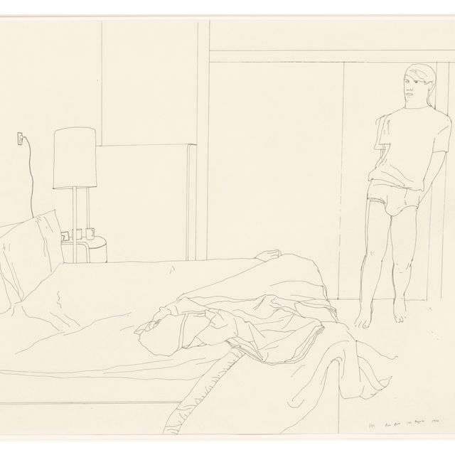 David Hockney — Бульвар Пико, Лос-Анджелес