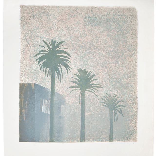 David Hockney — Туман, из серии "Погода"