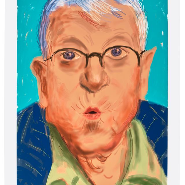 David Hockney — Автопортрет, 25 марта 2012 года