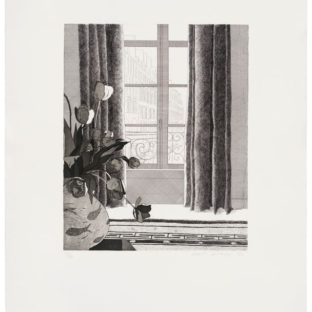 David Hockney — Улица Сены