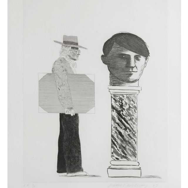 David Hockney — Студент: Дань уважения Пикассо