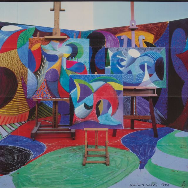 David Hockney — Окрашенная среда II