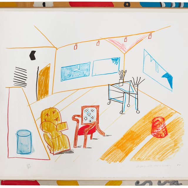 David Hockney — Разговор в студии, начиная с перемещения фокуса
