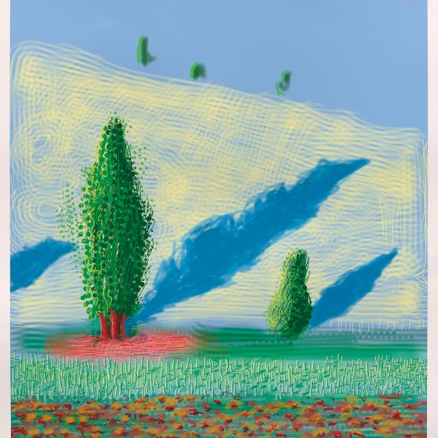 David Hockney — Без названия №10 (выпуск журнала "Планше Сери Йосемити")