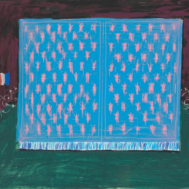 David Hockney — Опускающийся занавес для Les Mamelles (от Les Mamelles de Tiresias)