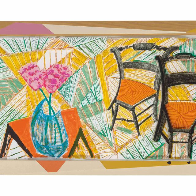 David Hockney — Проходя мимо двух стульев, из: Движущийся фокус