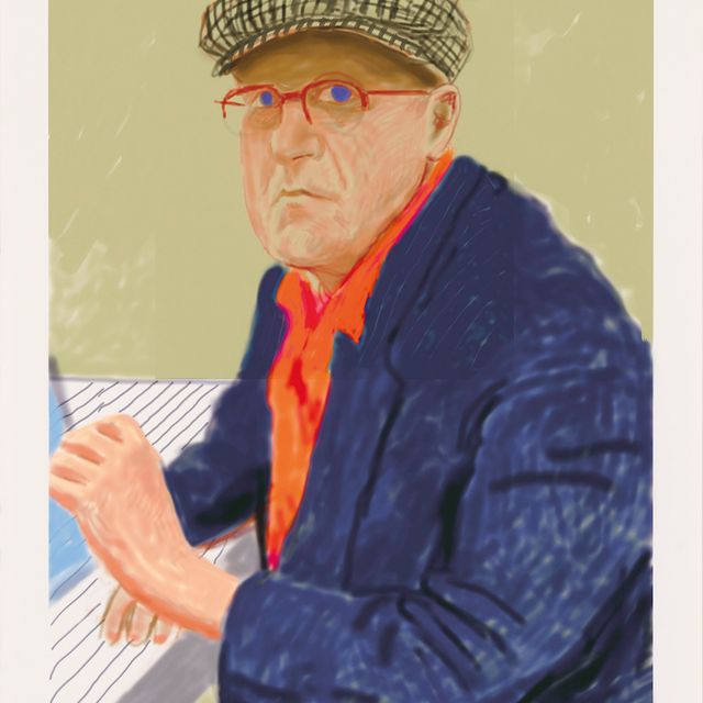 David Hockney — Автопортрет II, 14 марта 2012 года