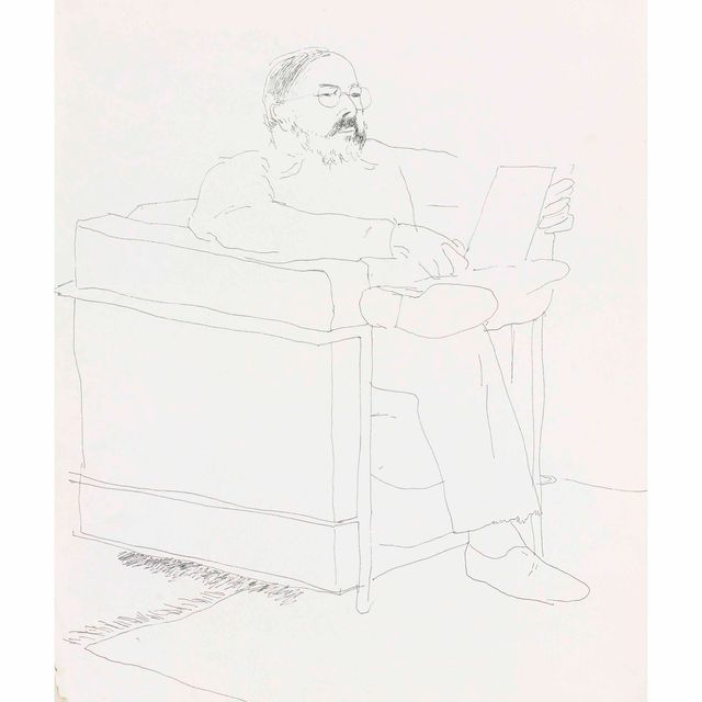 David Hockney — Портрет Генри Гелдзалера