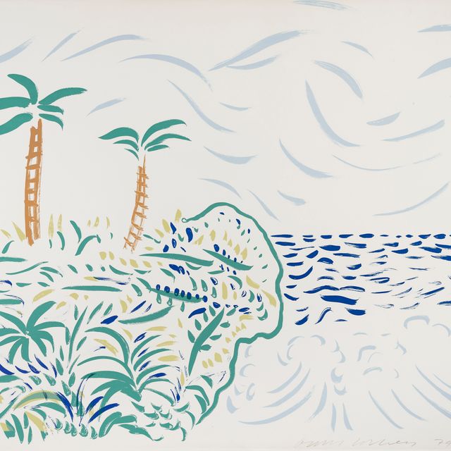 David Hockney — Бора-Бора