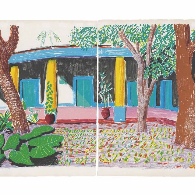 David Hockney — Отель "Акатлан": Второй день, от: Moving Focus