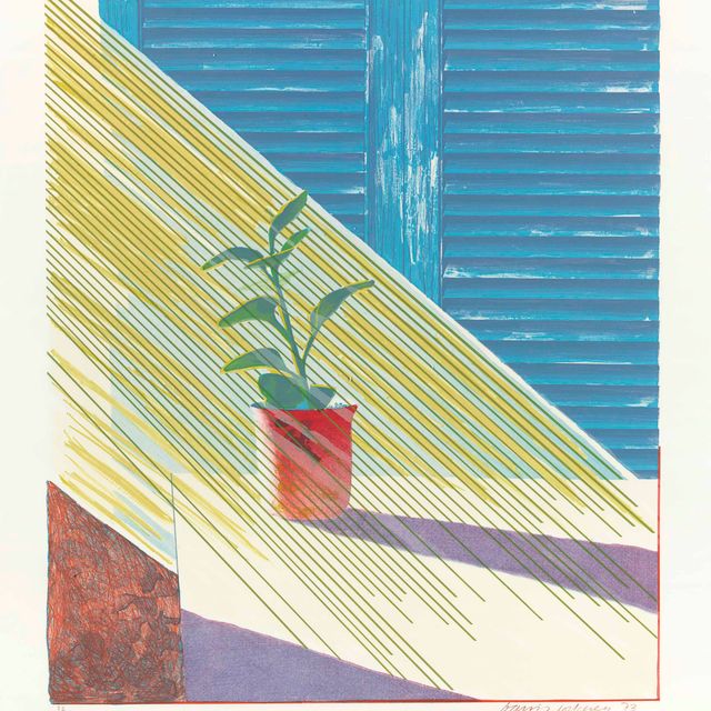 David Hockney — Солнце, из серии "Погода"
