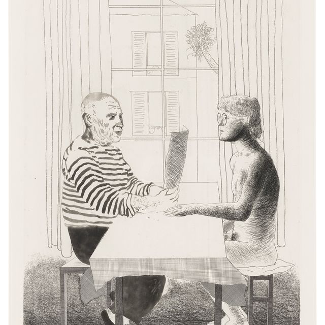 David Hockney — Художник и модель