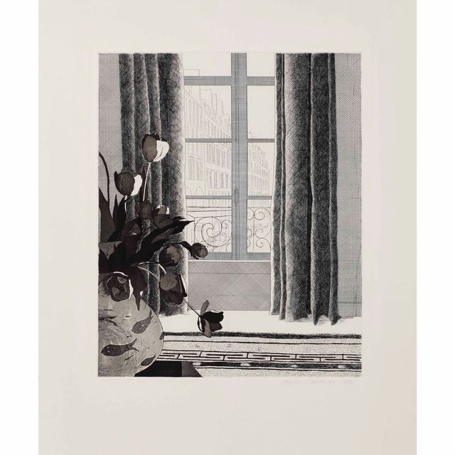 David Hockney — Улица Сены