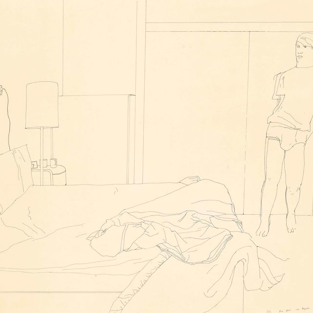 David Hockney — Бульвар Пико, Лос-Анджелес
