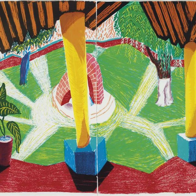 David Hockney — Отель "Акатлан": Две недели спустя после переезда в центр внимания