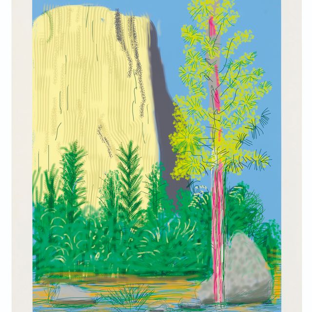 David Hockney — Без названия, № 22, от: The Yosemite Suite