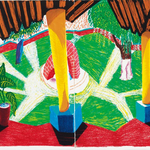 David Hockney — Отель "Акатлан": Две недели спустя, из Moving Focus (M.C.A.T. 271; T. 286)