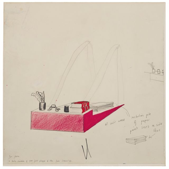 David Hockney — Письменный стол