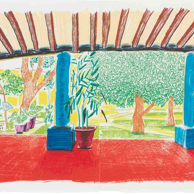 David Hockney — Отель "Акатлан": Первый день после переезда (T. 279; M.C.A.T. 269)