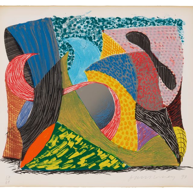 David Hockney — Выхожу на улицу, судя по каким-то новым отпечаткам