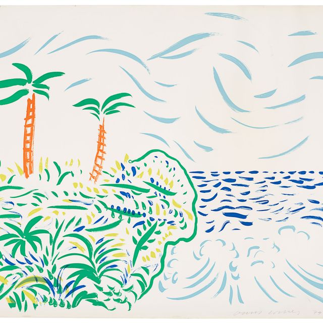 David Hockney — Бора-Бора