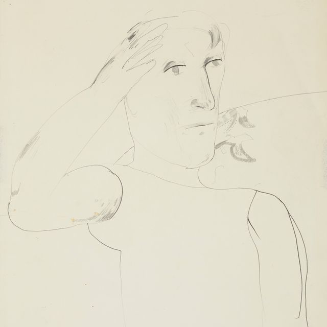 David Hockney — Исследование для фигуры Уилтшира