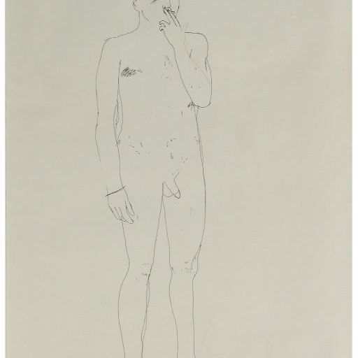 David Hockney — Фигура для домашней сцены в Ноттинг-Хилле